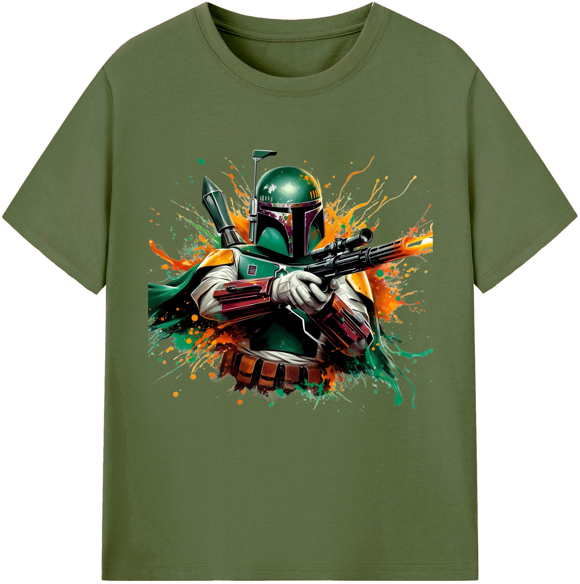 （画像用） スター・ウォーズ Star Wars 綿100％半袖Tシャツ（フロントプリント）